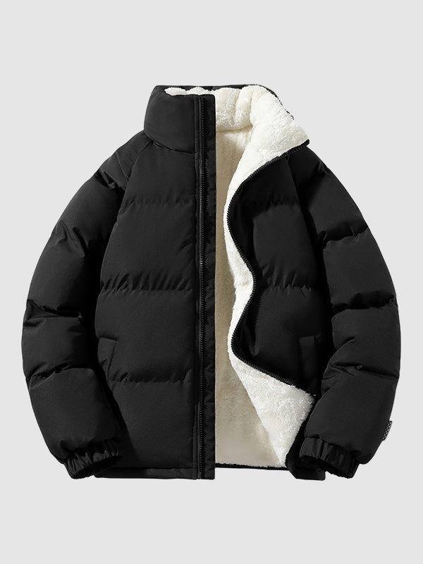 Jomar Fleece gefütterte und Wattierte Pufferjacke