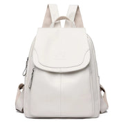 Diebstahlsicherer Lederrucksack