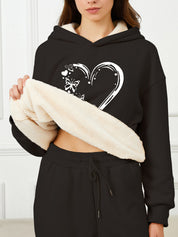 Heart Stilvolle Pullover Hoodie