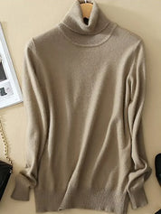 Klassischer Damen Rollkragenpullover