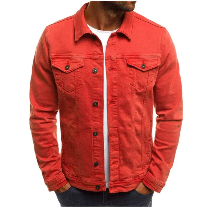 Trendige Herren Jeansjacke