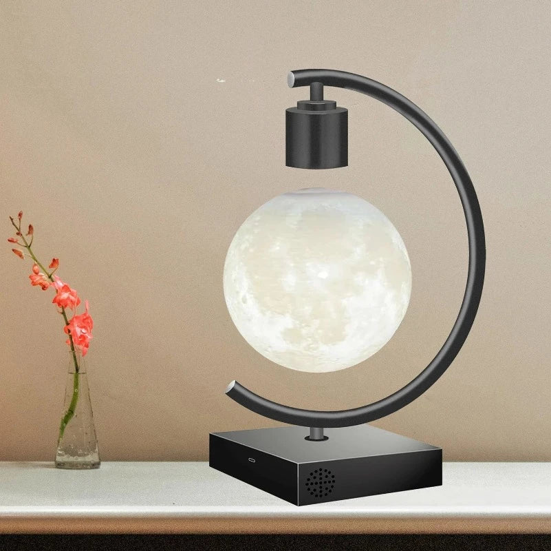 Magnetische schwimmende Mondlampe