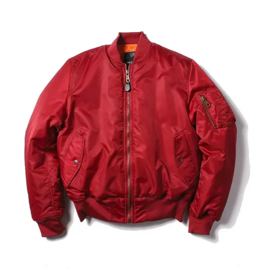 Vintage wasserdichte Bomberjacke