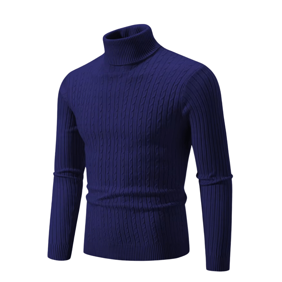 Warmer Strickpullover mit Rollkragen