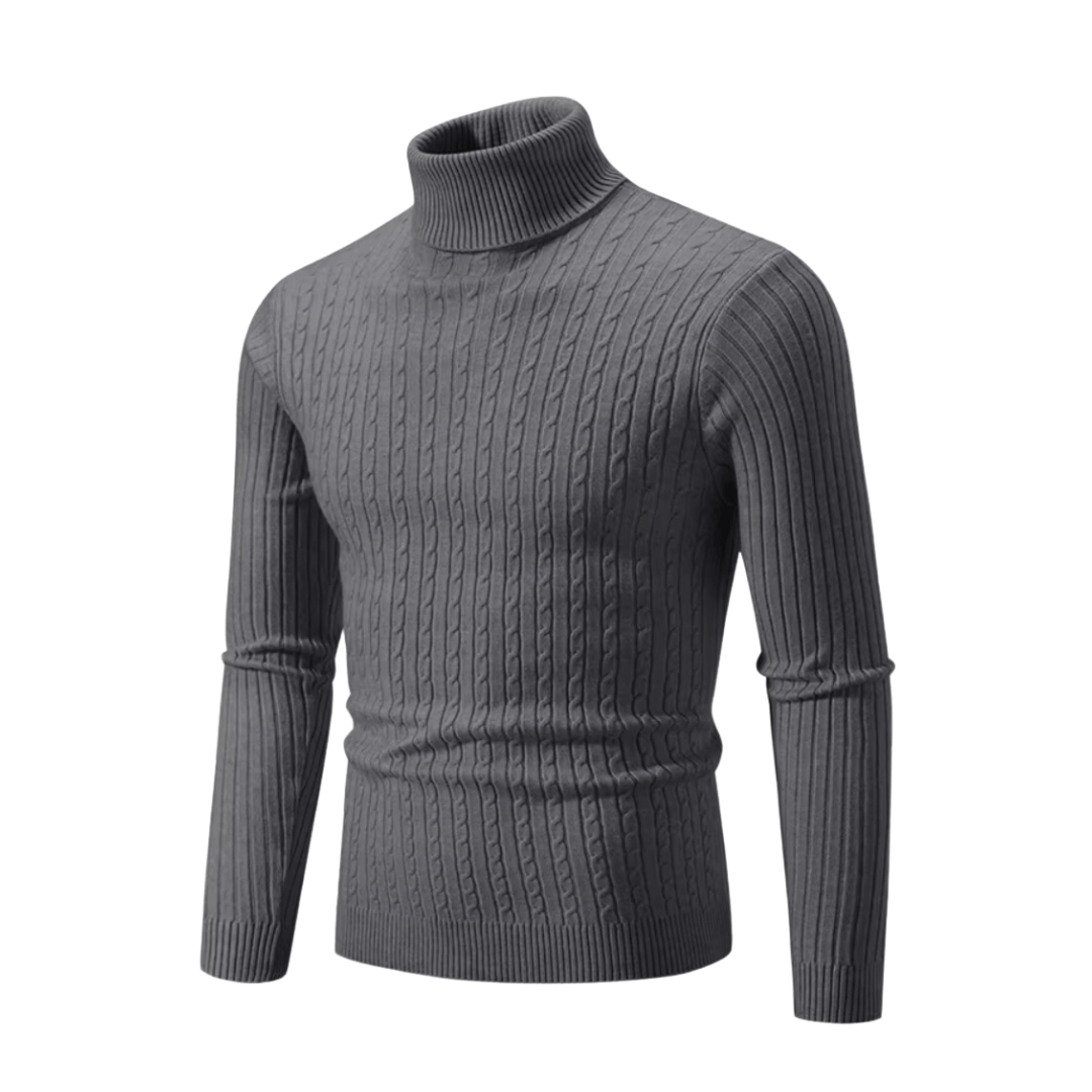 Warmer Strickpullover mit Rollkragen