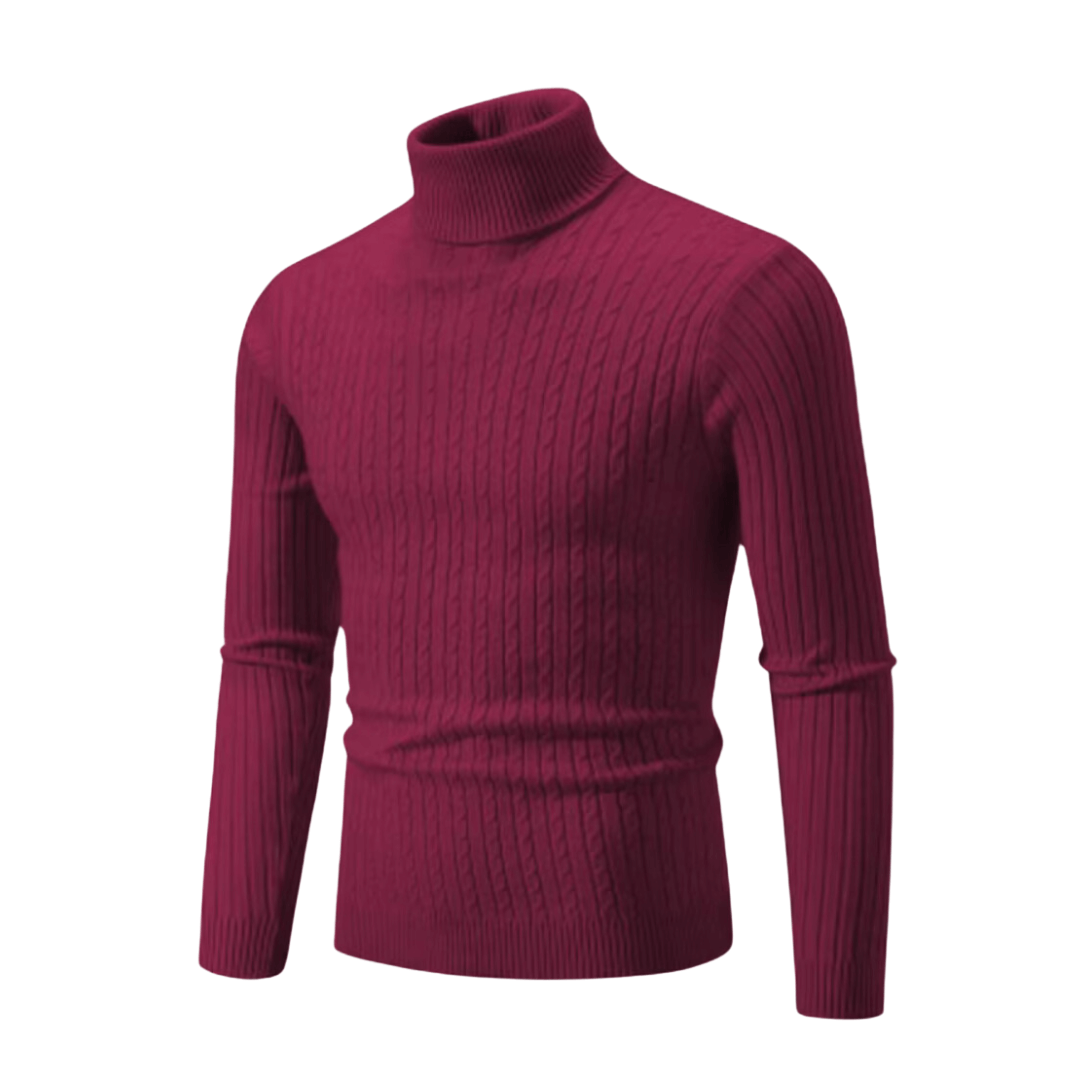 Warmer Strickpullover mit Rollkragen