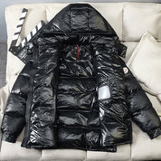 Glänzende Herren Winterjacke