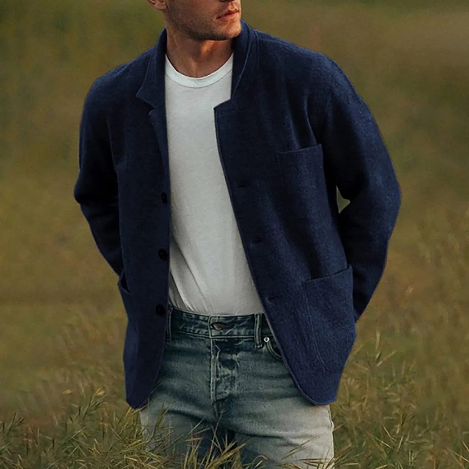 Lässig Bequemer Blazer