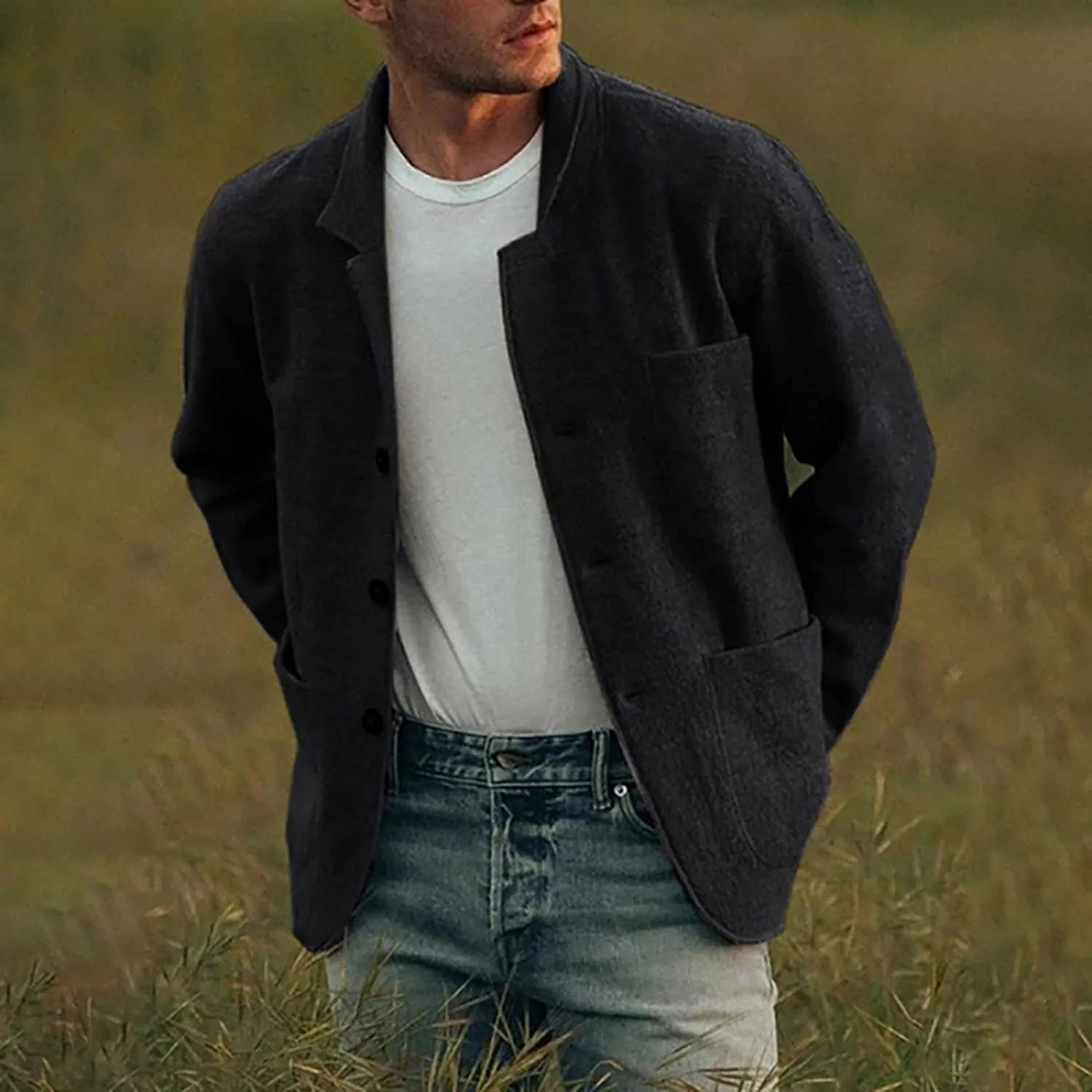 Lässig Bequemer Blazer