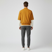 Kurzarm Blousonjacke Reißverschluss