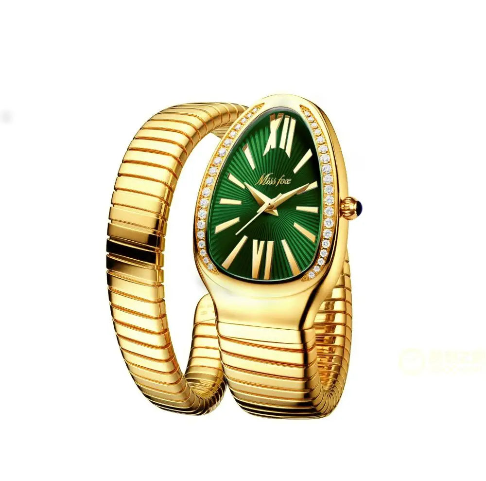 Edelstahl Schlangen Armbanduhr Nr. 351