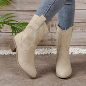 Bequeme Damen Cowboystiefel