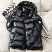 Glänzende Herren Winterjacke