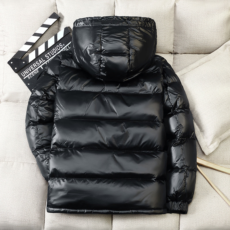 Glänzende Herren Winterjacke
