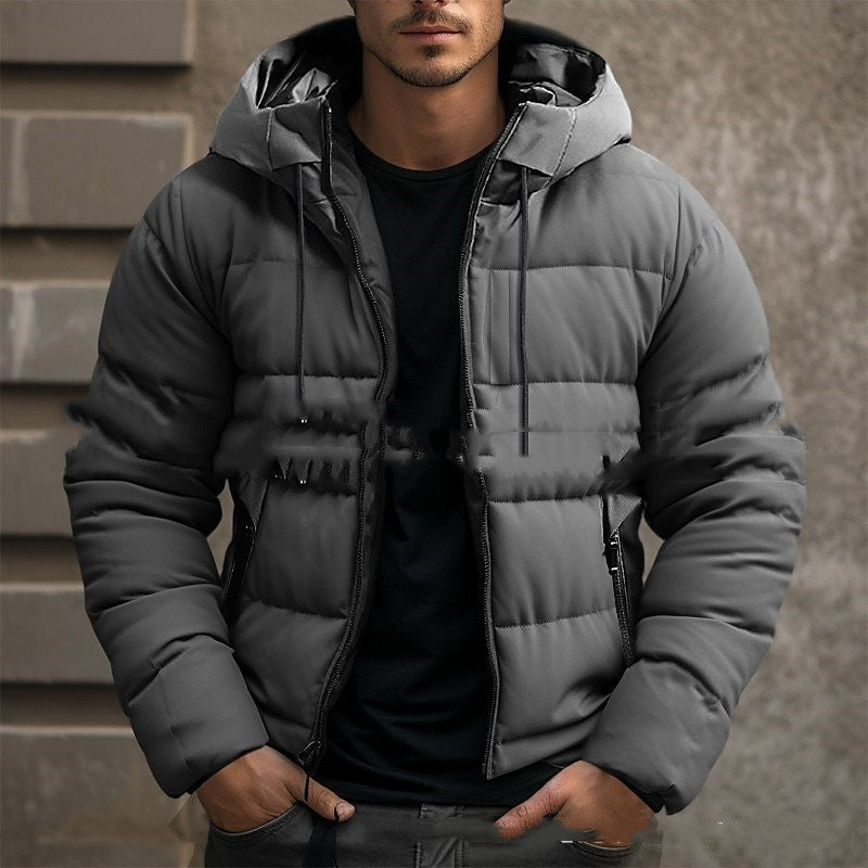 Stilvolle Luxus-Daunenjacke mit Kapuze
