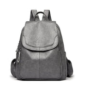 Diebstahlsicherer Lederrucksack