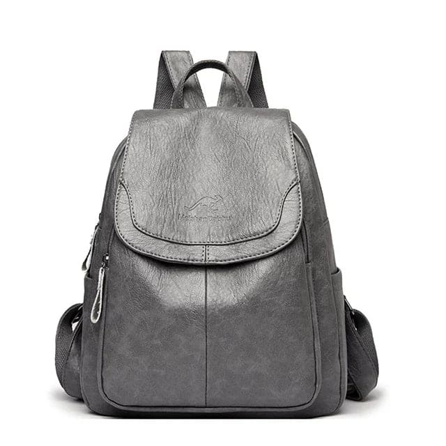 Diebstahlsicherer Lederrucksack