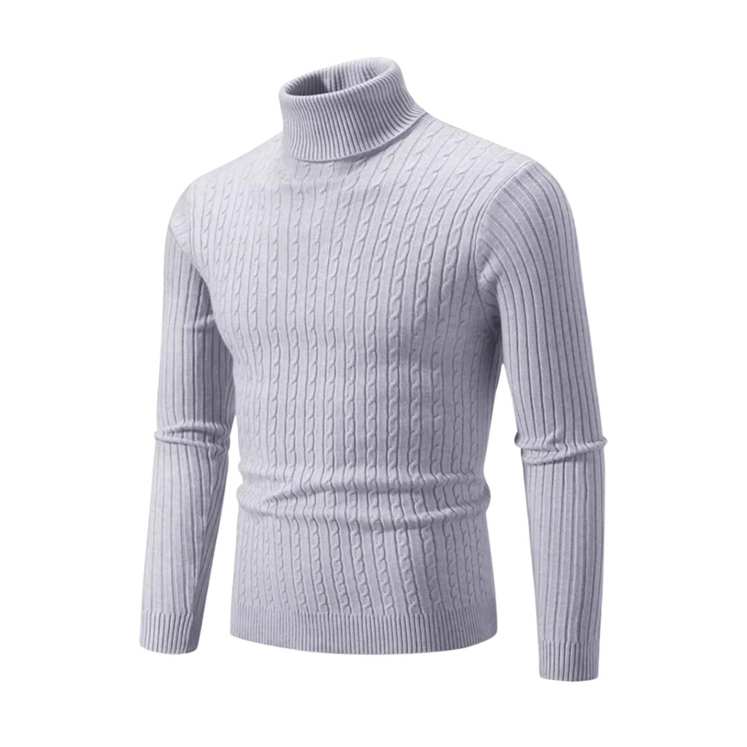 Warmer Strickpullover mit Rollkragen