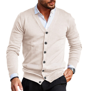 Bequeme Herren Strickjacke