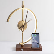 Luxuriöse Lampenuhr Tischlampe