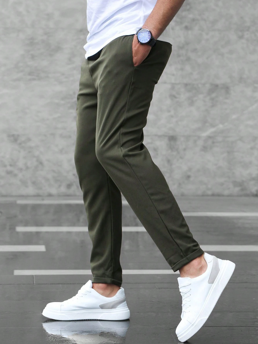 Herren Schmale Stretchhose
