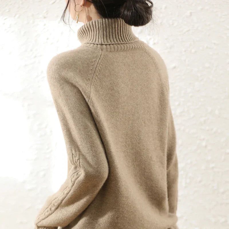 Eleganter Damen Rollkragenpullover