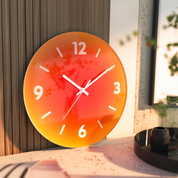 Runde Sunset Wanduhr