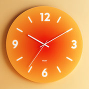 Runde Sunset Wanduhr