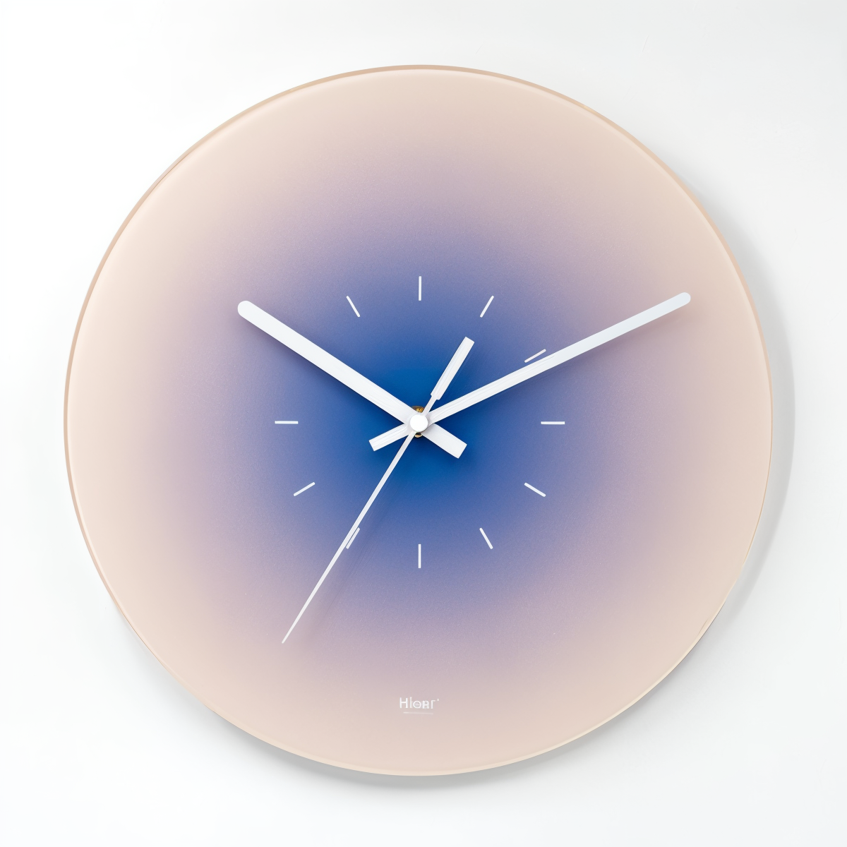 Runde Sunset Wanduhr