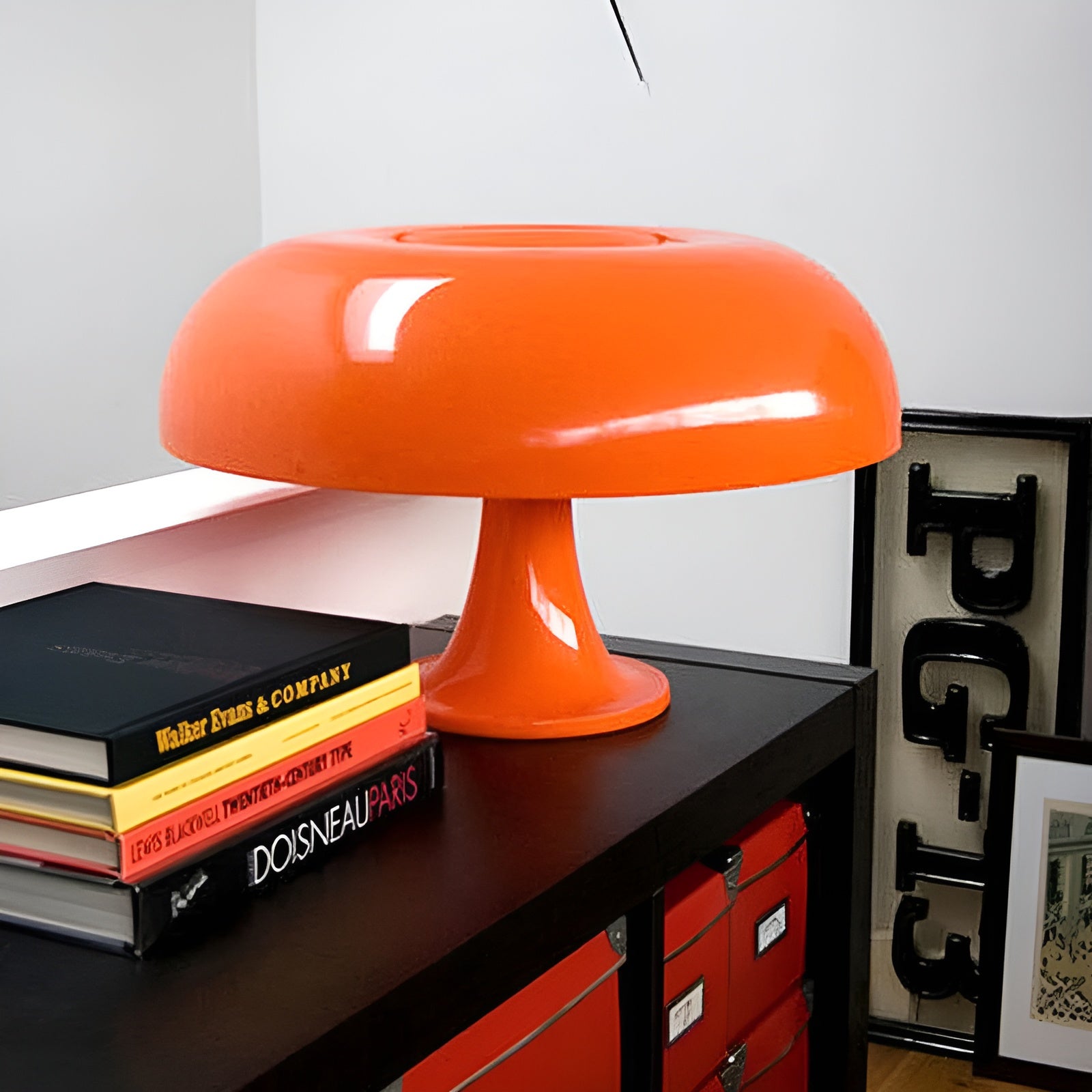 Retro LED-Pilz Tischlampe