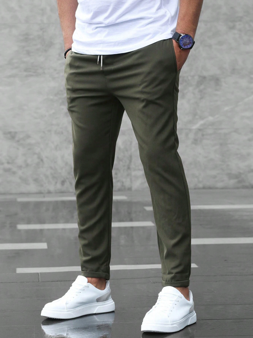 Herren Schmale Stretchhose