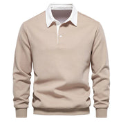 Langärmshirt Mit Polokragen