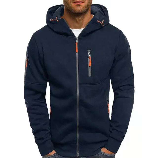 Stylische Kapuzenjacke Herren