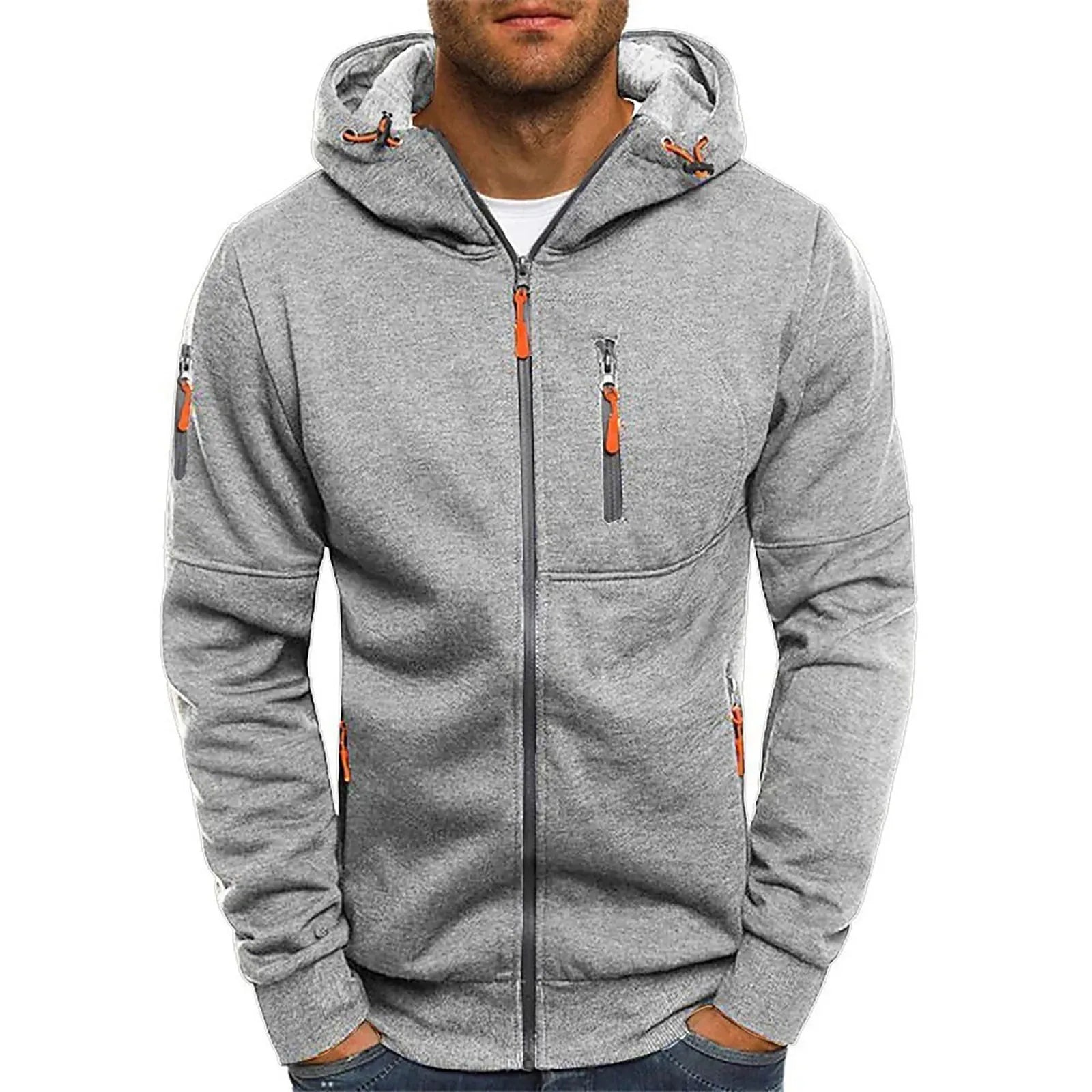 Stylische Kapuzenjacke Herren
