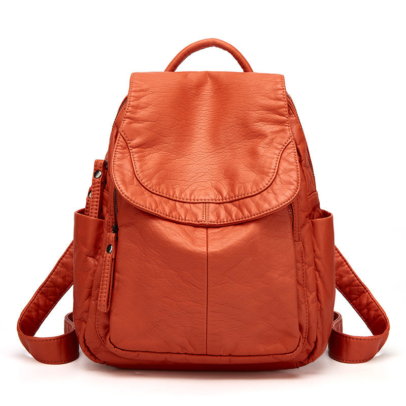 Stilvoller, weicher Lederrucksack