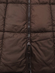 Langer Damen Daunenmantel mit Kapuze