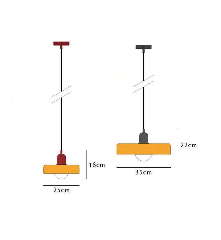 NordicGlass - Pendelleuchte Aus Farbigem Glas Sedore
