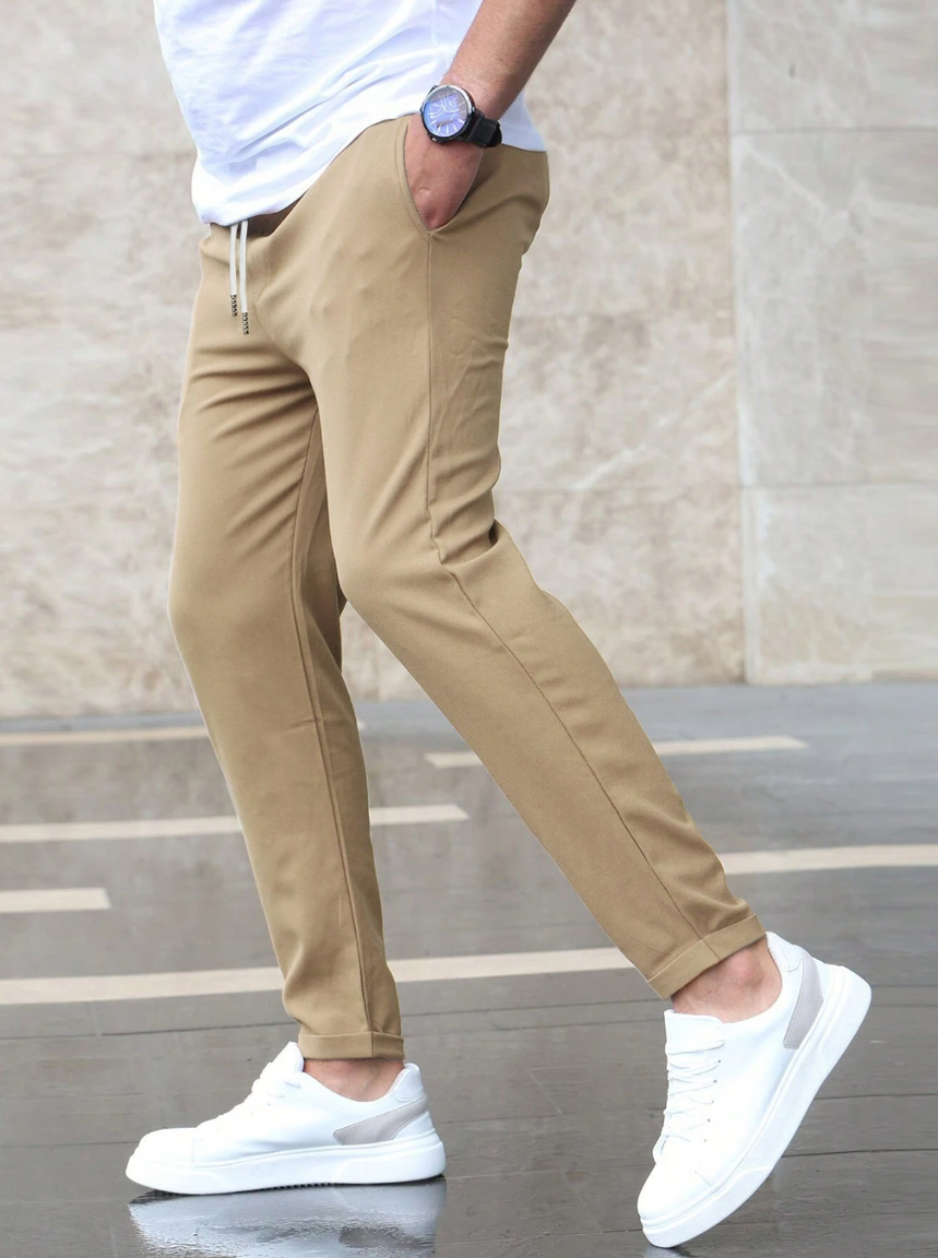 Herren Schmale Stretchhose