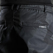 Schwarze Slim-Fit Cargohose