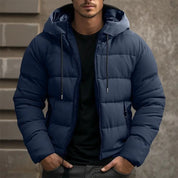 Tactishce Puffer Winterjacke mit Kapuze