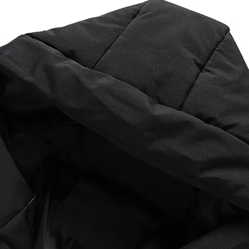 Tactishce Puffer Winterjacke mit Kapuze