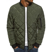 Bequem Jacke mit Rautenmuster