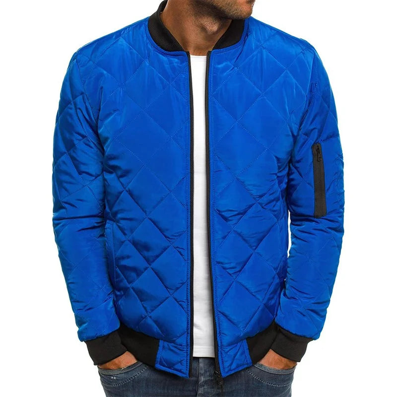 Bequem Jacke mit Rautenmuster