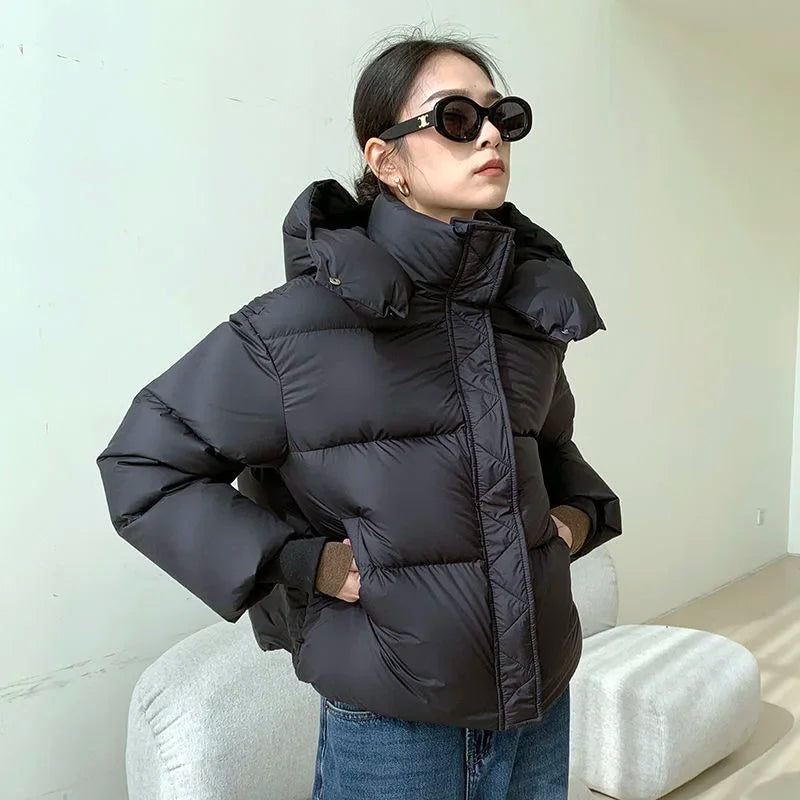 Kuschelige Damen Pufferjacke