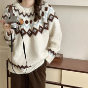 Damen Scandi Rollkragenpullover