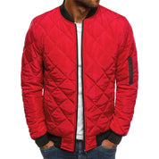 Bequem Jacke mit Rautenmuster