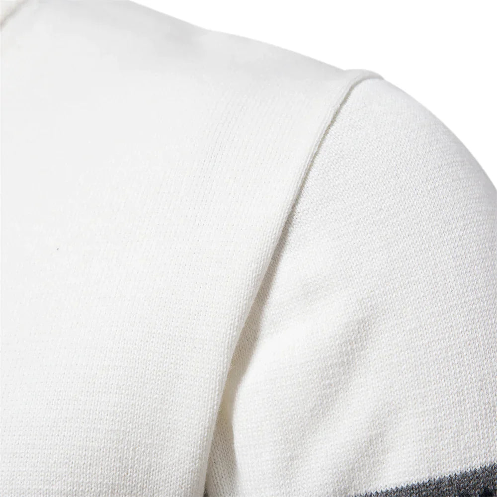 Herren Retro Half-Zip Pullover