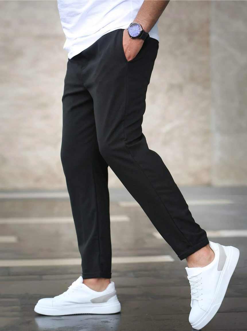 Herren Schmale Stretchhose