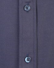 Langärmeliges Zip Fit Herrenhemd