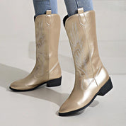 Moderne Damen Cowboystiefel